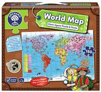 Orchard Toys World Map Jigsaw Puzzle And Poster