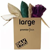 StorePAK HD Large Folded Cardboard Storage Boxes - Set of 5