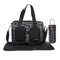 My Babiie Deluxe Changing Bag - Black Leopard