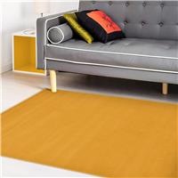 Homemaker Adorn Plain Ochre Cut Pile Rug - 150x80cm