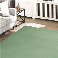 Homemaker Adorn Plain Sage Cut Pile Rug - 170x120cm
