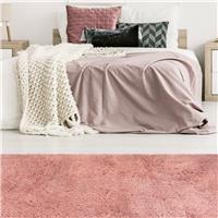 Homemaker Soft Washable Pink Shaggy Rug - 150x100cm