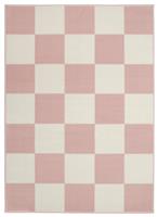 Homemaker Maestro Checkerboard Pink Cut Pile Rug - 160x120cm