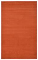 Homemaker Adorn Plain Terracotta Cut Pile Rug - 230x160cm