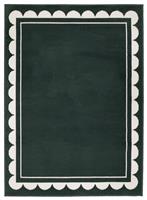 Homemaker Maestro Scallop Rug - 160x230cm - Green