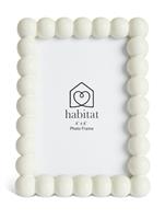 "Habitat Cream Bobble Picture Frame - 4x6"""