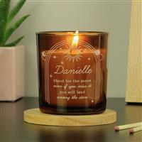 Personalised Message Celestial Candle - Vanilla