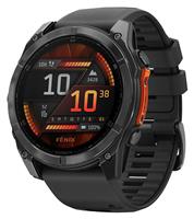Garmin Fenix 8 51mm Smart Watch - Glass Grey & Black