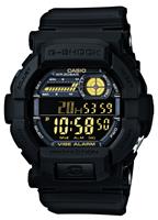 Casio G-SHOCK Men's Vibration Alert Black Resin Strap Watch