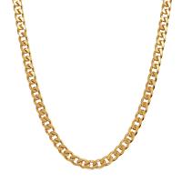 Revere 9ct Gold Plated Sterling Silver Curb 20 Inch Chain