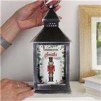 Personalised Message Nutcracker Lantern Christmas Decoration