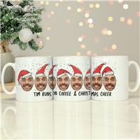 Personalised Message Photo Upload Santa Mug