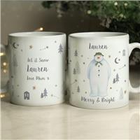Personalised Message The Snowman Mug