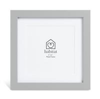 "Habitat 3 Pack Grey Wooden Picture Frames - 4x4"""