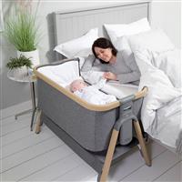 Tutti Bambini CoZee Bedside Crib - Charcoal