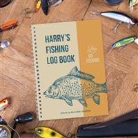 Personalised Message A5 40 Page Fishing Log Book