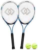 "Hypro 25"" 2 Person Aluminium Tennis Set"