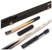 BCE Black Series 3/4 Cut Snooker or Pool Cue and Case Set