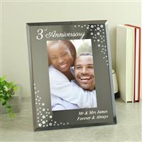 Personalised Message Anniversary 6X4 Photo Frame