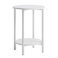 Argos Home Toby Round Side Table - White