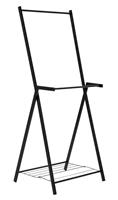Argos Home Reece Two Tier Rail with Shelf - Black