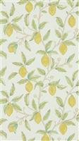 Morris & Co. Lemon Tree Leaf Yellow Floral Wallpaper