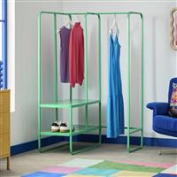 Habitat Lorelei 2 Shelves Rail Corner - Green