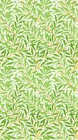 Morris & Co. Willow Bough Leaves Green Floral Wallpaper