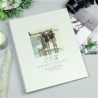 Personalised Message 25th Anniversary Photo Album