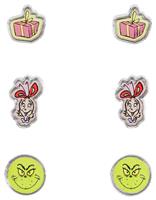 Disney Grinch Stud Earrings Set