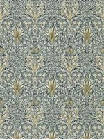 Morris & Co. Snakeshead Blue Floral Wallpaper