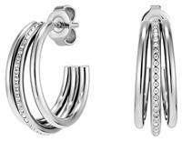 Olivia Burton Stainless Steel Claw Hoop Earrings