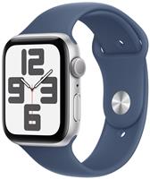 Apple Watch SE 2024 GPS 44mm Silver Denim Sport Band - S/M