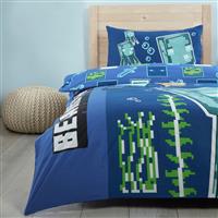 Minecraft Glow in the Dark Kids Bedding Set - Single