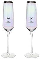 Amore by Juliana Set of 2 30th Anniversary Flute Glasses
