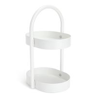 Habitat 2 Tier Bathroom Storage Caddy - White