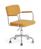 Habitat Ezra Fabric Office Chair - Yellow