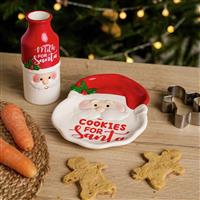 The Seasonal Gift Co Christmas Eve Milk And Cookies Set