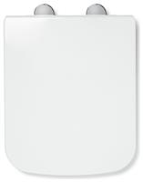 Cryodex Leven Plastic Square Toilet Seat - White