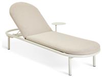 Habitat Rome Metal Sun Lounger - Beige