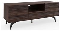 GFW Bantham 2 Door and 1 Drawer TV Unit - Walnut