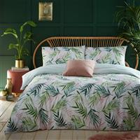 furn Bali Palm Green Bedding Set - Superking