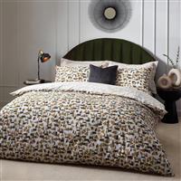 Hoem City Printed Toffee Bedding Set - King size