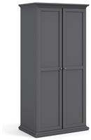 Tvilum Paris 2 Door Wardrobe - Grey