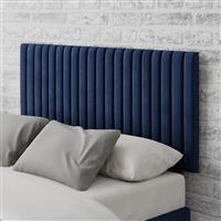 Aspire Grant Velvet Kingsize Headboard - Navy