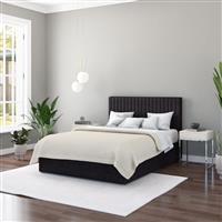 Aspire Grant Small Double End Lift Ottoman Bed - Ebony