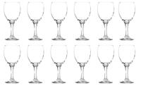 Home Essentials Set of 12 Wine Glasses