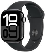 Apple Watch Series 10 GPS 42mm Jet Black Sport Band - S/M