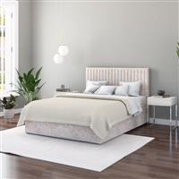 Aspire Grant Mirazzi Small Double Ottoman Bed - Natural