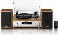 Lenco MC-160WD Belt-Drive Turntable with Bluetooth - Oak